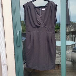 NWOT Calvin Klein black Dress, back zip